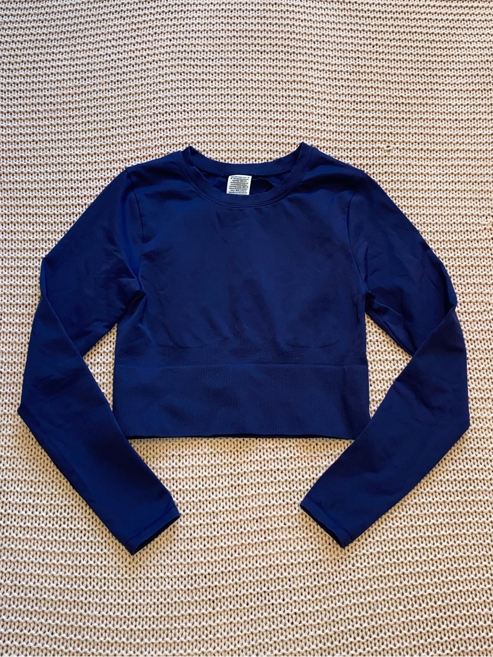 ✰ VS PINK Navy Long Sleeve Workout Top ✰